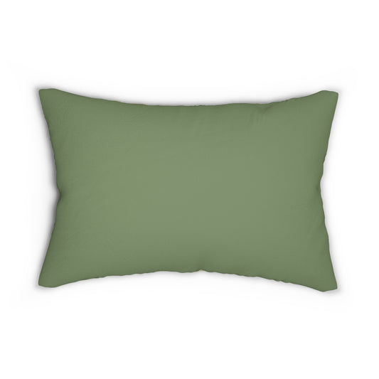 Floral Pattern Lumbar Pillow - Spring Grass