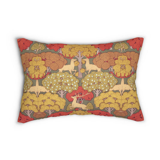 Autumn Forest Lumbar Pillow