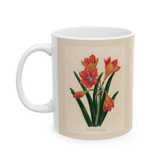 Floral Ceramic Mug | Amaryllis mexicana