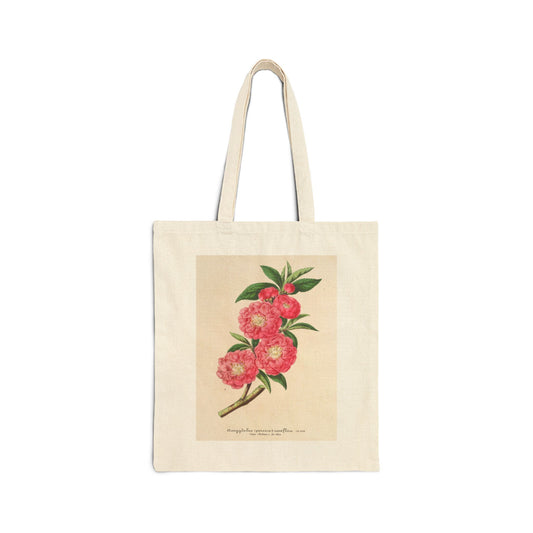 Botanical Tote Bag | Amygdalus (persica) roaeflora