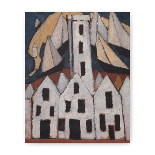Artistic Canvas Print | Movement No. 5, Provincetown Houses