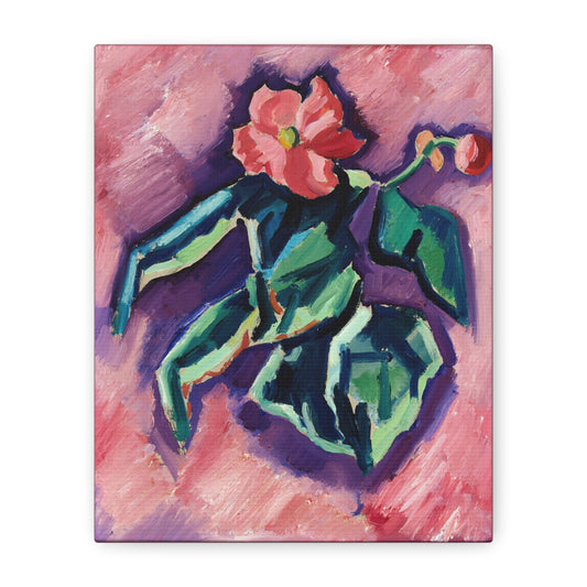 Artistic Canvas Print | Pink Begonias
