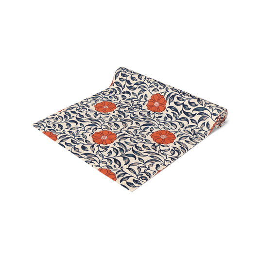 Chic Floral Table Runner - Boho Dining Decor