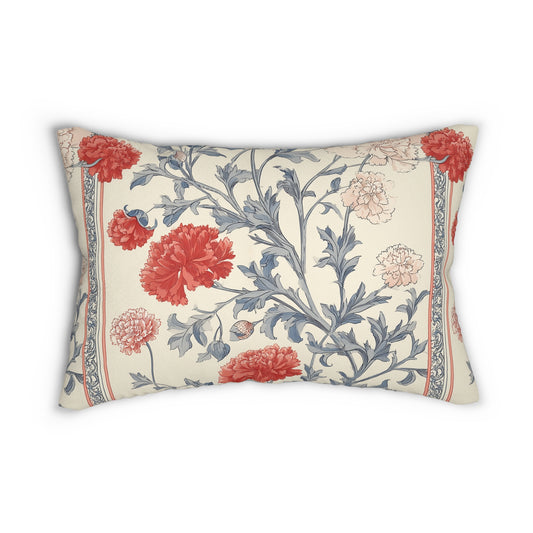 Floral Lumbar Pillow - Chic Victorian