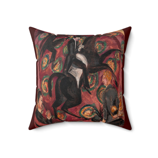 Artistic Throw Pillow | Circus Rider, Dancers with Castanets