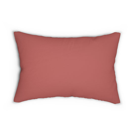 Geo Pattern Lumbar Pillow - Retro Hearts