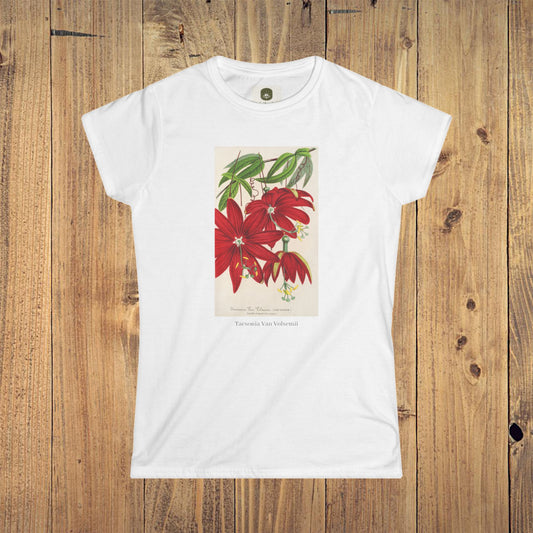 Women's Botanical Softstyle Tee | Tacsonia Van Volxemii
