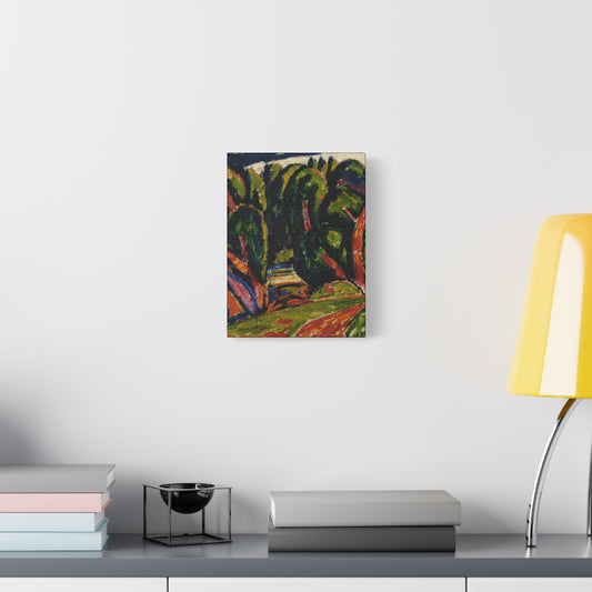 Artistic Canvas Print | Red Tree