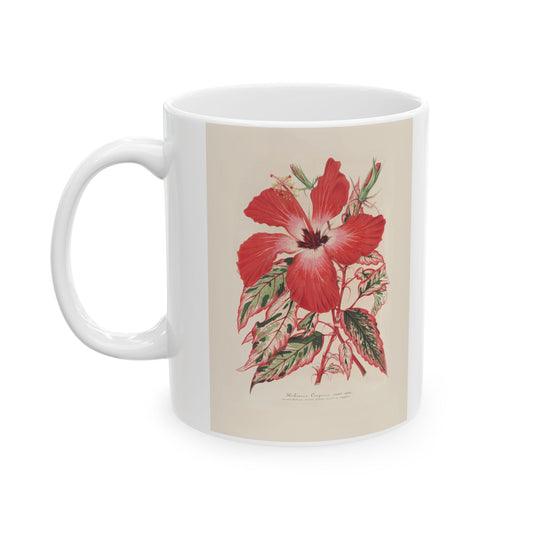Floral Ceramic Mug | Hibiscus Cooperi