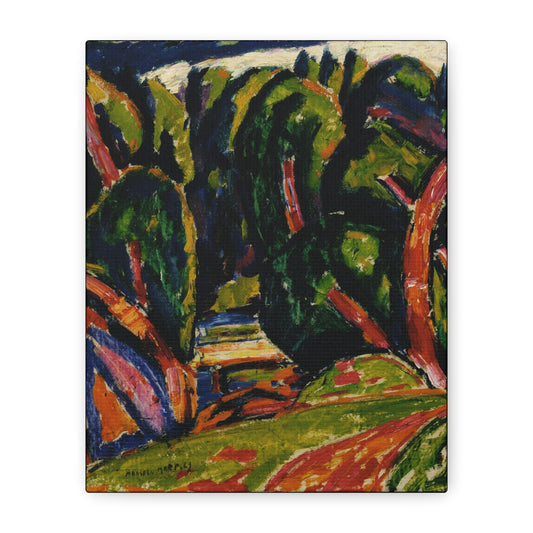 Artistic Canvas Print | Red Tree