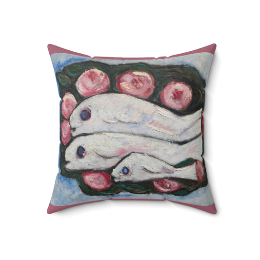 Artistic Throw Pillow | Banquet in Silence